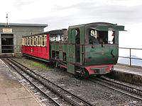 Snowdon Mountain Railway No 3 at summit station.jpg