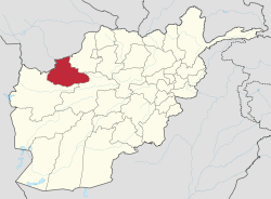 Location within Afghanistan