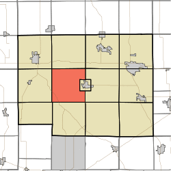 Map highlighting York Township, Noble County, Indiana.svg