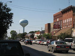 Buildings in downtown Fairbury
