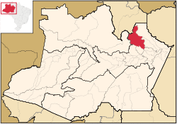 Location of the municipality inside Amazonas