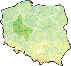 Location within Poland