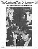 The Continuing Story of Bungalow Bill sheet music cover.jpg