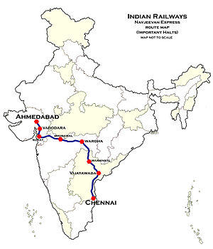 Navjeevan Express (ADI-MAS) Route Map.jpg