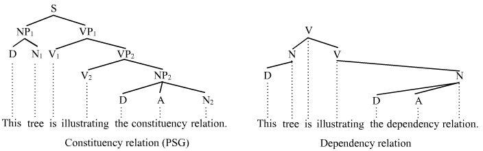 Constituency and dependency relations
