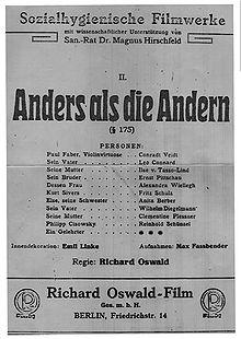 Anders als die andern 1919 poster.jpg