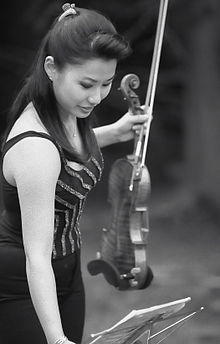 Chang before performing a 2005 concert