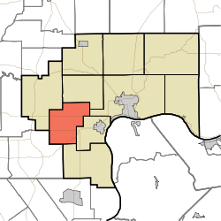 Location in Jefferson County