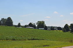Along State Route 160 northwest of Kerr