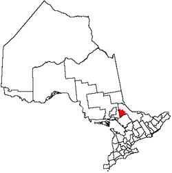 Location of West Nipissing Nipissing-Ouest