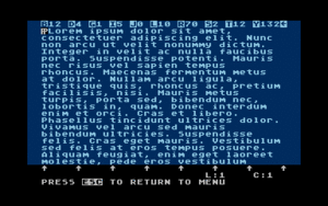Editing "Lorem Ipsum"