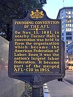 AFL Founding Convention historical marker, Pittsburgh.jpg