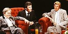 Marie Jahoda and Nicholas van Hoogstraten appearing on 'After Dark' with host Henry Kelly.jpg