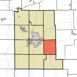 Location in Monroe County