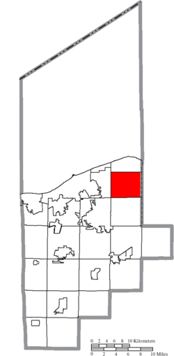 Location of Avon in Lorain County