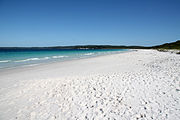 White sand