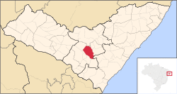 Location of Arapiraca in the State of Alagoas