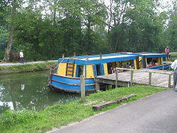 Canal boat at the Piqua Historical Area State Memorial