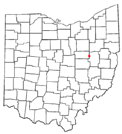 Location of Sugarcreek, Ohio