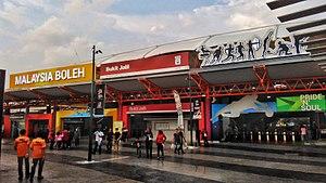 The exterior of Bukit Jalil LRT Station.jpg