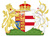 Coat of Arms of Marie Christine von Reibnitz, Princess Michael of Kent.svg