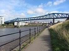 Queen Elizabeth II bridge and River Tyne (geograph 3639295).jpg