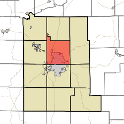 Location in Monroe County