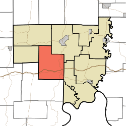 Location of Union Township in Crawford County