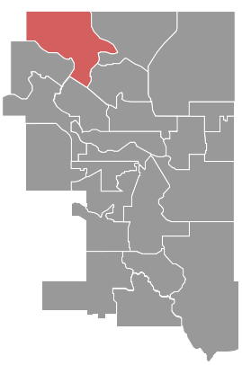 Calgary Provincial Riding - Calgary Foothills.svg