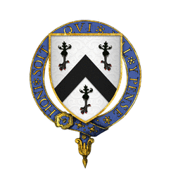 Coat of arms of Sir Reginald Bray, KG.png