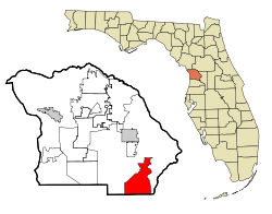 Location in Citrus County and the state of Florida