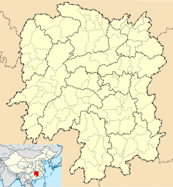 Huaihua is located in Hunan