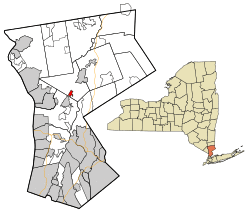 Location of Chappaqua, New York