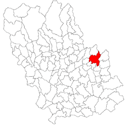 Location in Prahova County