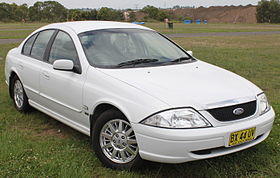 2001 Ford Fairmont (AU III) sedan (23230030334).jpg