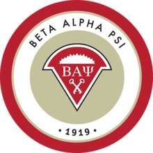 Beta Alpha Psi's new logo introduced on April 26, 2013