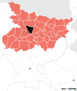 Location of Vaishali district in Bihar
