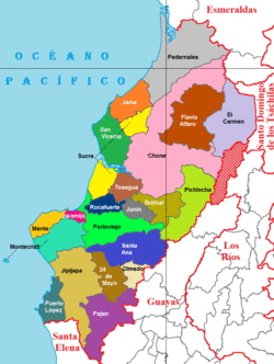 Cantons of Manabí Province