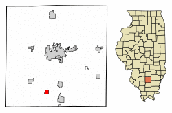 Location of Nason in Jefferson County, Illinois