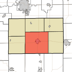 Location in Tipton County