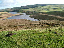 Outflow from Selset Reservoir - geograph.org.uk - 673520.jpg