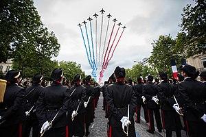 Défilé du 14 juillet 2019 pour les élèves de l'Ecole polytechnique - promotion 2018 X18 (48296959501).jpg