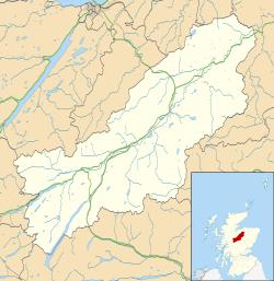 Ruthven Barracks is located in Badenoch and Strathspey
