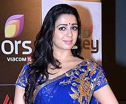 Charmy Kaur at CCL 4 Launch (cropped).jpg