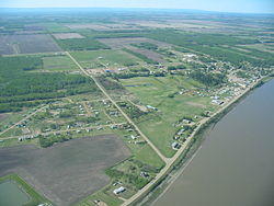 Aerial view from north