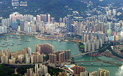 Day view of the Tsuen Wan District