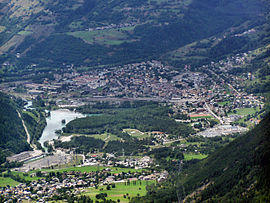 A general view of Bourg-Saint-Maurice