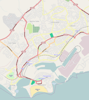 Cadoxton is located in Barry, Wales