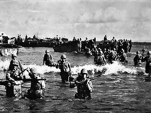 Marines wading ashore on Tinian.jpg