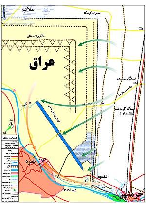Operation Ramadan, Map.jpg